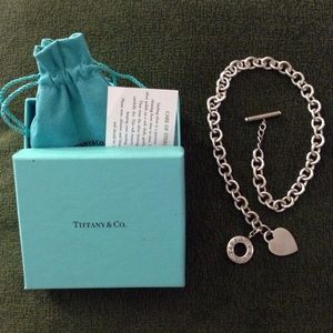 REDUCED!!! Authentic Heart charm Toggle necklace